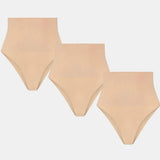 Kit 3 Unidades Calcinha Modeladora Pêra - Modelo Tanga