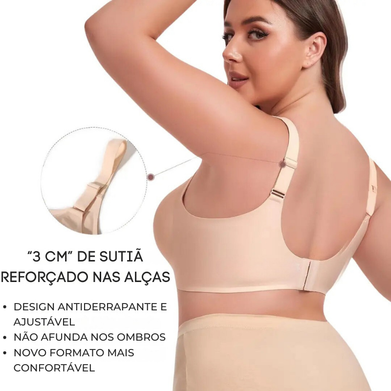 Sutiã Leve Comfort Modelador - Sustentação e Conforto [COMPRE 1 LEVE 2] + BRINDES
