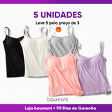5 (Branco+ Rosa + Preto  + 🎁 Cinza e Lilás)