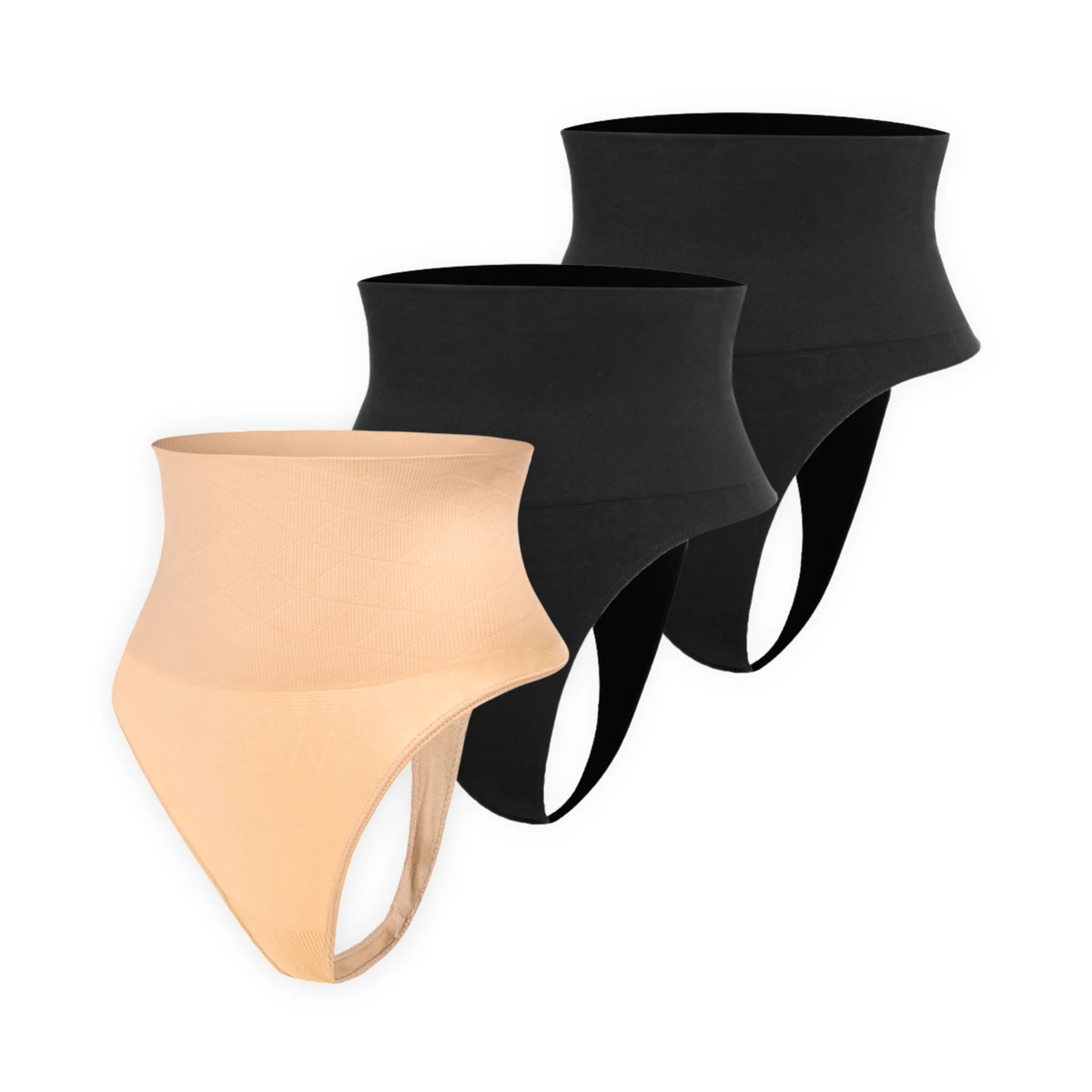 Kit 3 Calcinhas Modeladoras Pêssego - Modelo Fio