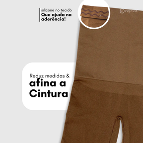 Short Premium - Modelador com Faixas de Silicone